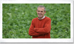 Pat Lalor in Field of clover